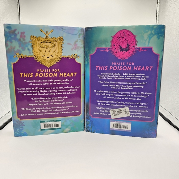 The Poison Heart and The Wicked Fate by Kalynn Bayron 2 Hardcover Books - Picture 2 of 10